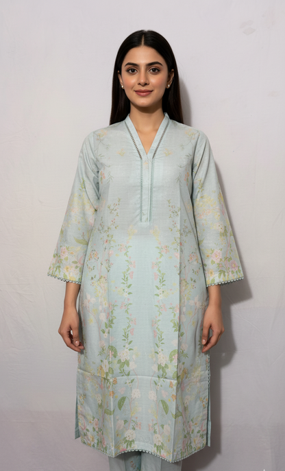 Rich Berry Magenta Crepe Silk Suit with Dupatta - Printed Floral Design for Formal, Wedding & Party Wear in UK | Pakistani Suits